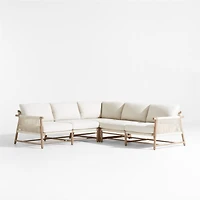 Fen 3-Piece L-Shaped Outdoor Sectional Sofa