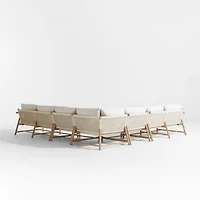 Fen -Piece L-Shaped Outdoor Sectional Sofa