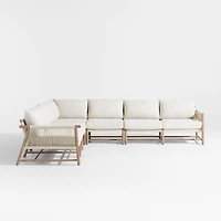 Fen -Piece L-Shaped Outdoor Sectional Sofa