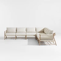 Fen -Piece L-Shaped Outdoor Sectional Sofa