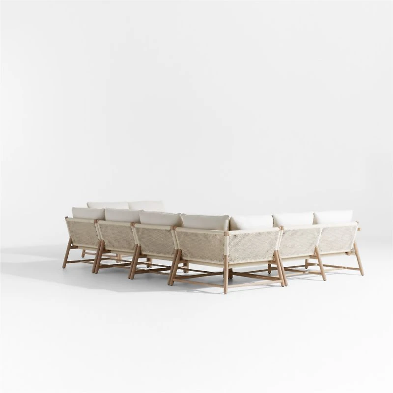 Fen 7-Piece U-Shaped Outdoor Sectional Sofa