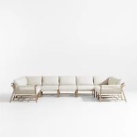 Fen 7-Piece U-Shaped Outdoor Sectional Sofa