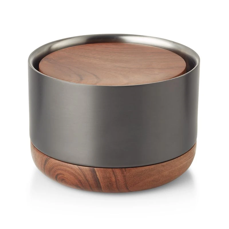 Fenton Graphite and Wood Wine Coaster Set