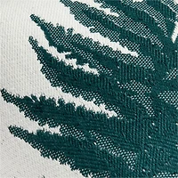 Fern 20"x13" Sea Green Outdoor Lumbar Pillow