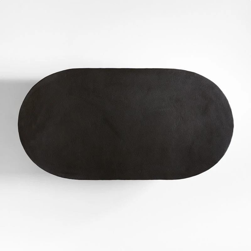 Fernando Metal Drum 62" Oval Coffee Table