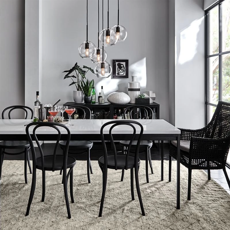 Vienna Matte Black Dining Chair