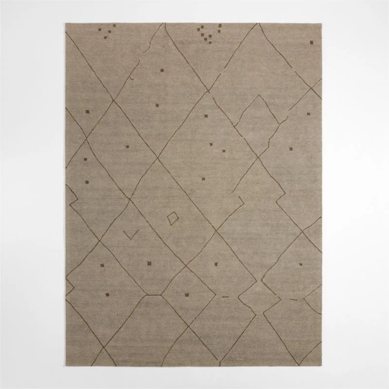 Fez Performance Hand-Tufted Charcoal Grey Area Rug 8'x10'