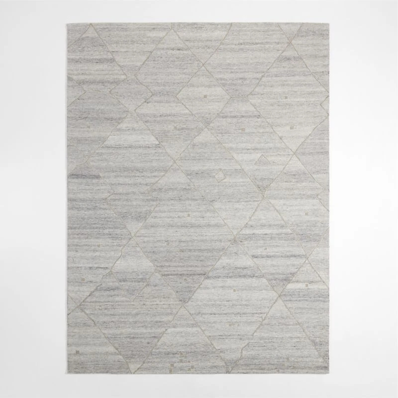 Fez Performance Hand-Tufted Nickel Grey Area Rug 9'x12'