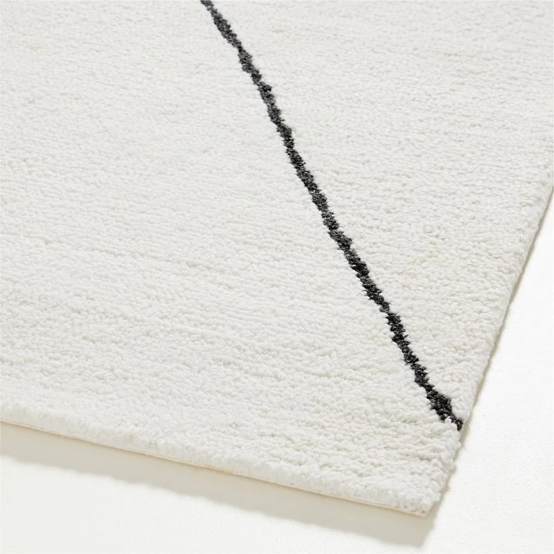 Fez Performance Hand-Tufted White Area Rug 8'x10'