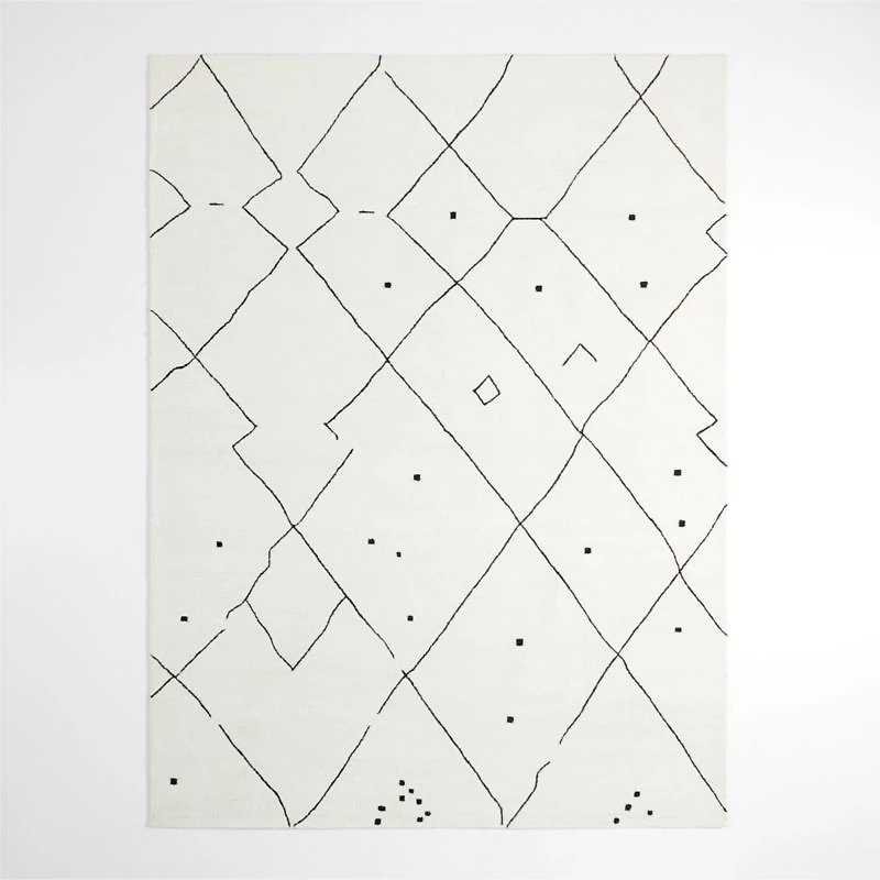 Fez Performance Hand-Tufted White Area Rug 8'x10'