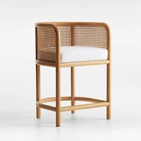 Fields Natural Cane Counter Stool by Leanne Ford