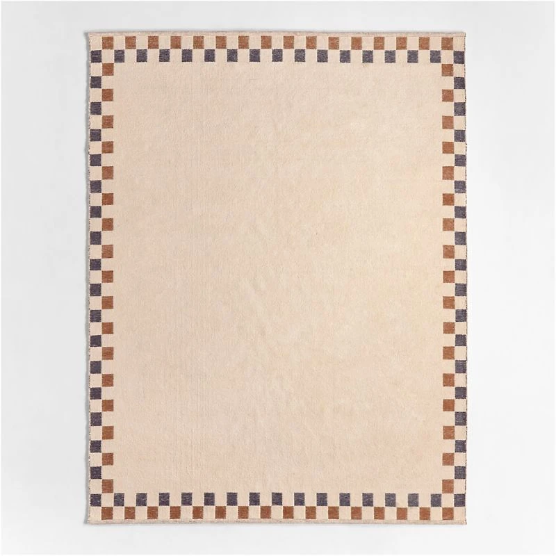 Finish Line Brulee Brown Kids Area Rug 8'x10'
