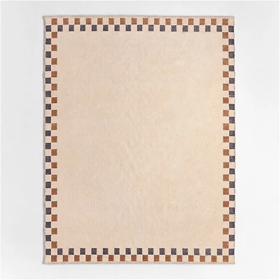 Finish Line Brulee Brown Kids Area Rug 8'x10'