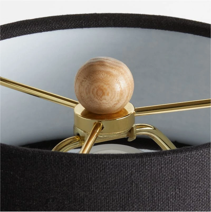 Finley Wooden Adjustable Table Lamp