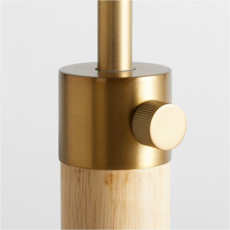 Finley Wooden Adjustable Table Lamp