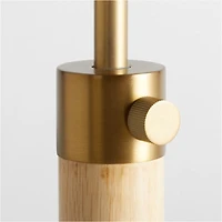 Finley Wooden Adjustable Table Lamp