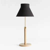 Finley Wooden Adjustable Table Lamp