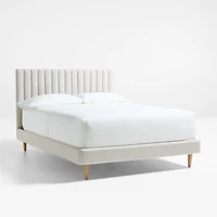 Finn Natural Upholstered Kids Full Bed