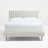Finn Natural Upholstered Kids Full Bed