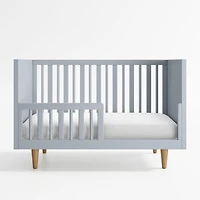 Finn Mist Blue Wood Toddler Bed Rail