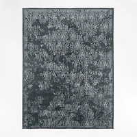 Firenze Vintage Dark Blue Area Rug 8'x10'