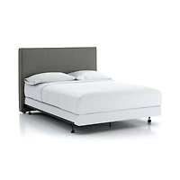 Flange Queen Headboard  Grey