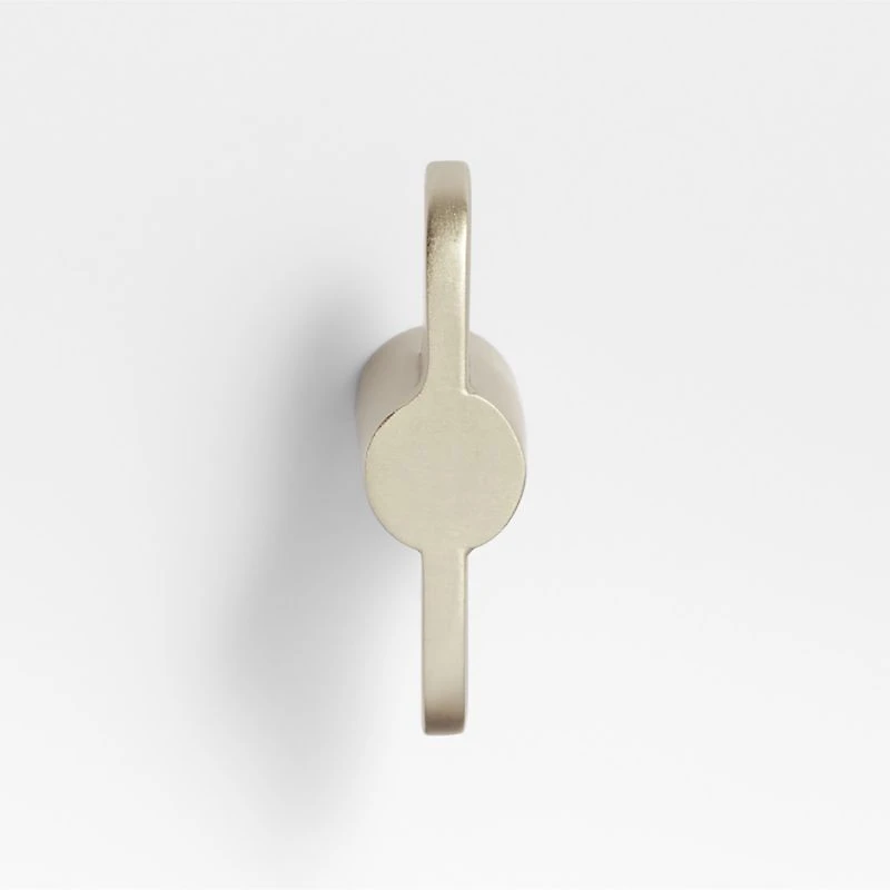 Flat Bar Brushed Brass Cabinet Knob