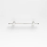Flat 3" Polished Chrome Cabinet Drawer Bar Pull
