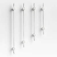 Flat 3" Polished Chrome Cabinet Drawer Bar Pull