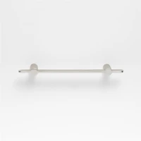 Flat 4" Brushed Nickel Cabinet Drawer Bar Pull