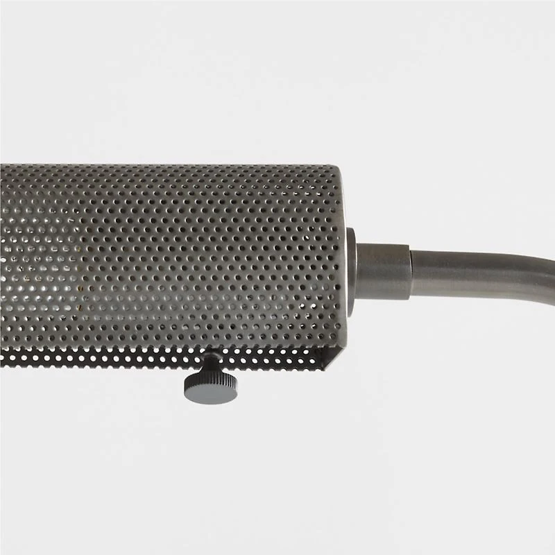 Fleming Black Metal Floor Lamp