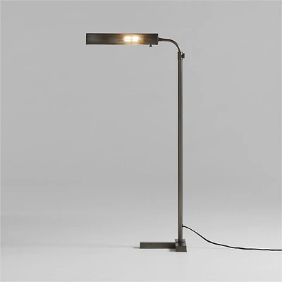 Fleming Black Metal Floor Lamp