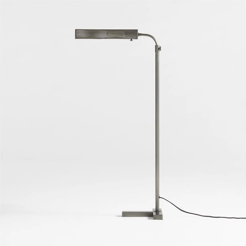Fleming Black Metal Floor Lamp