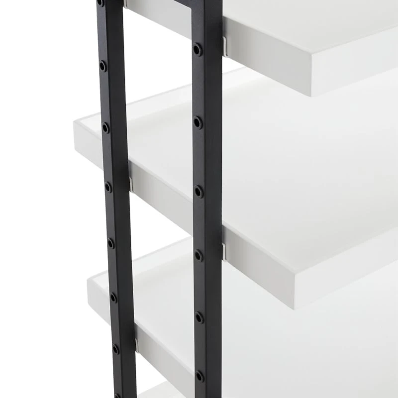 Flex Modular 36" 4-Shelf Half Bookcase
