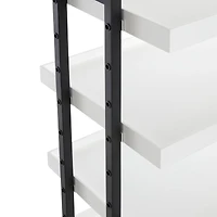 Flex Modular 36" 4-Shelf Half Bookcase