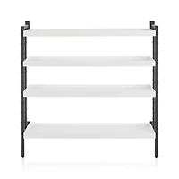 Flex Modular 36" 4-Shelf Half Bookcase