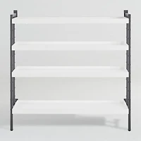 Flex Modular 36" 4-Shelf Half Bookcase