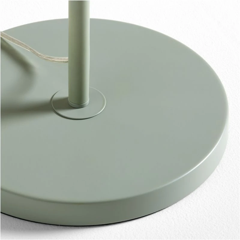 Flo Fluted Sage Green Kids Floor Lamp
