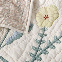 Floral Fields Organic Cotton Voile Kids Full/Queen Quilt