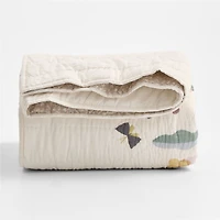 Floral Fields Organic Cotton Voile Kids Full/Queen Quilt