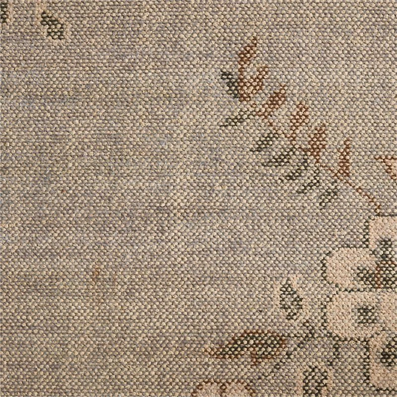 Florence Performance Traditional Floral Blue Handknotted Area Rug 6'x9'