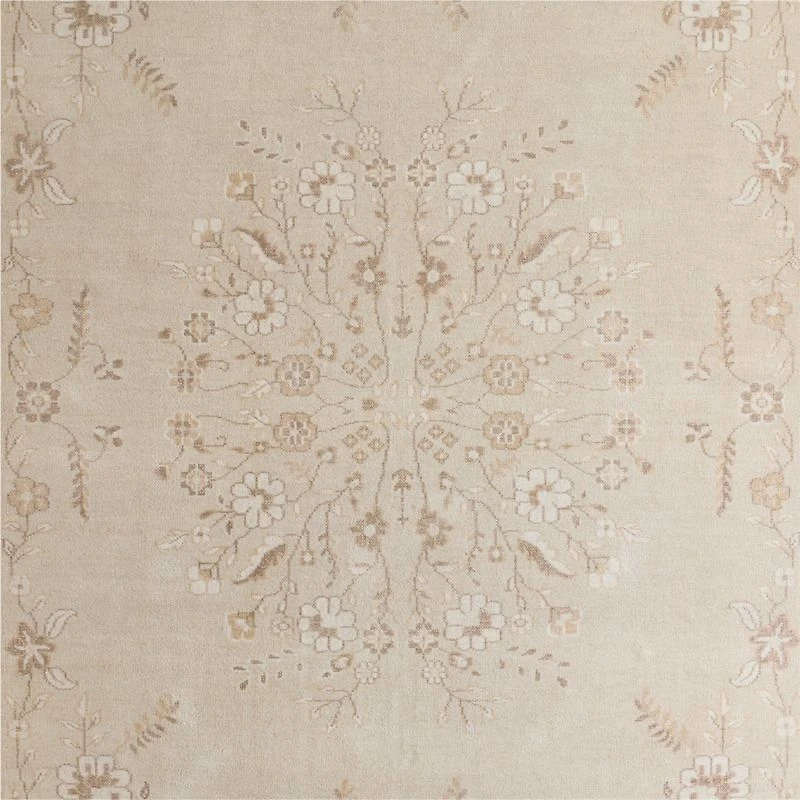 Florence Performance Traditional Floral Handknotted Area Rug 6'x9