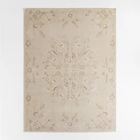 Florence Performance Traditional Floral Handknotted Area Rug 6'x9