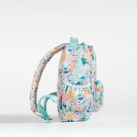 Flower Garden Small Kids Backpack with Side Pockets