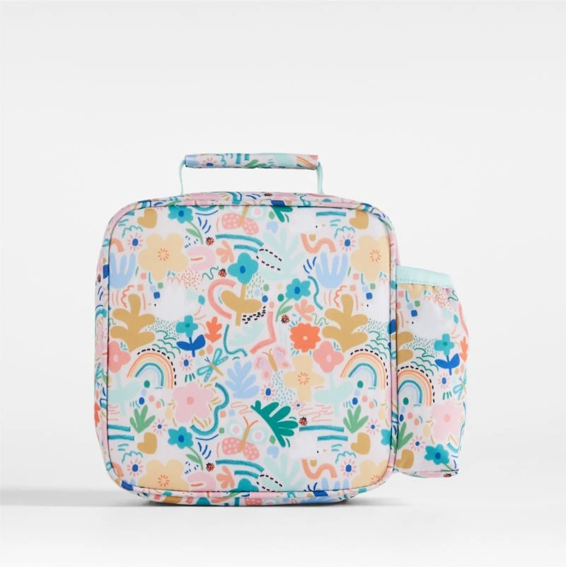 Flower Garden Soft Insulated Kids Lunch Box