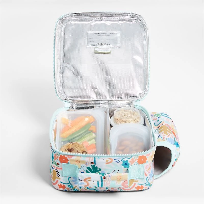 Flower Garden Soft Insulated Kids Lunch Box