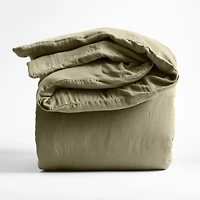 Supersoft Kids Garden Green Gauze Organic Cotton Twin Duvet Cover