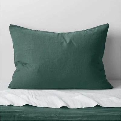 Supersoft Kids Cool Pine Organic Cotton Gauze Pillow Sham