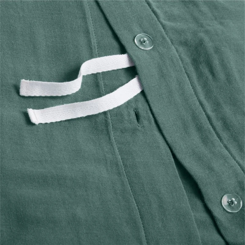 Supersoft Cool Pine Organic Cotton Gauze Toddler Duvet Cover