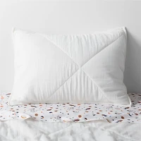 Supersoft Pampas Ivory Organic Cotton Gauze Kids Quilted Pillow Sham